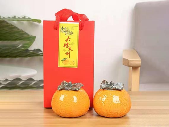桔子茶葉罐套裝